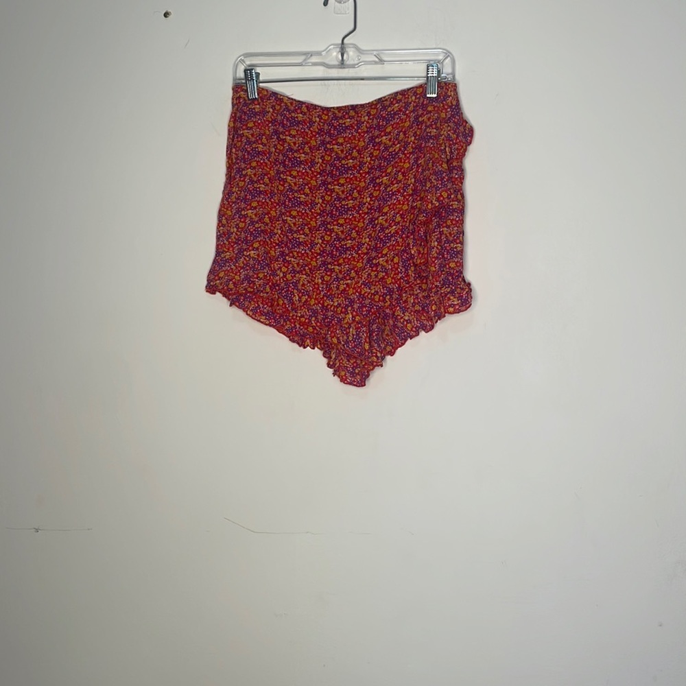 Patrons of Peace red floral large skort​